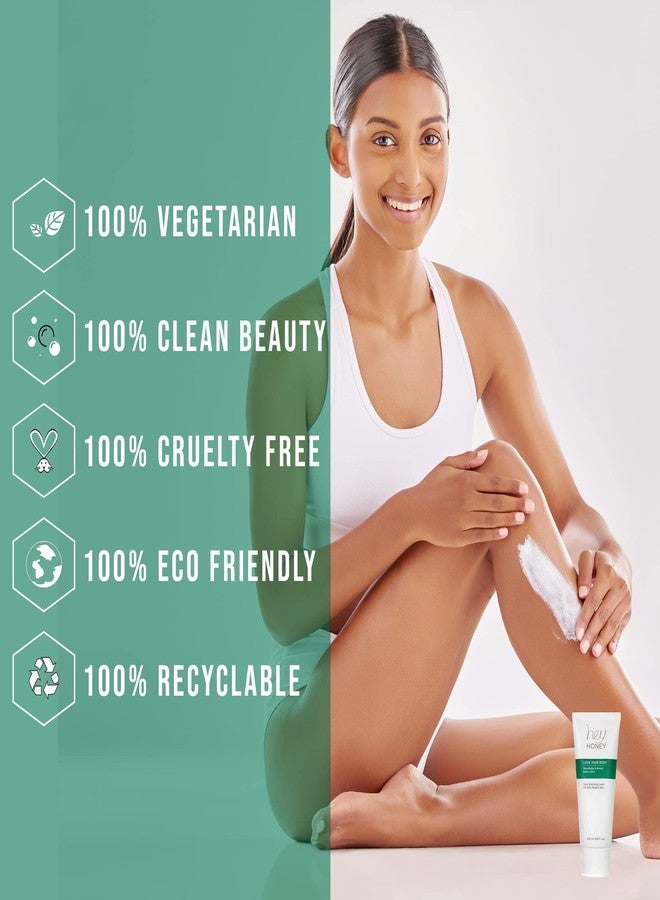 Hey Honey Skincare Love Your Body Shea Butter & Honey Body Lotion | All Over Body Moisturizing For Dry Skin Softens & Replenishes While Providing A Natural Glow & Skin Elasticity | 6.8 Oz. - Image 4